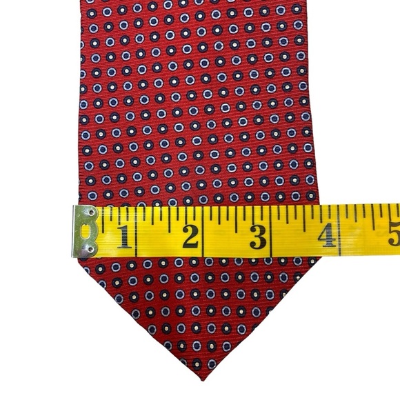 Set of 3 Tommy Hilfiger Mens Silk Printed Executive Ties Wardrobe Professional - Picture 16 of 16